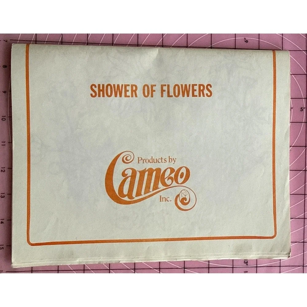 Cameo SHOWER‎ OF FLOWERS # 899 Transfer & Painting Patterns